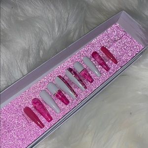 XS coffin press on nails